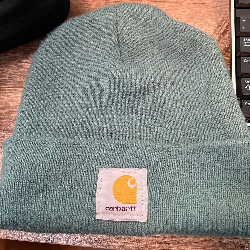 Blue carhartt beanie